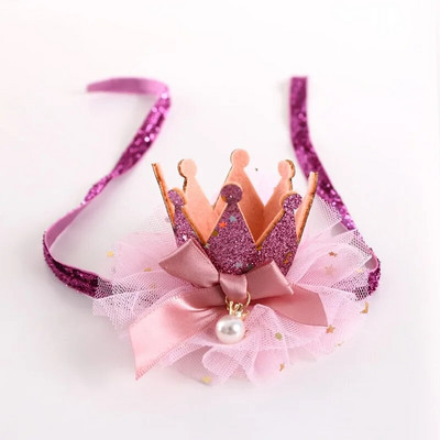 Reguleeritav elastne peo lemmiklooma tiaara armas pitsist kassipoeg printsessmüts Lemmiklooma sünnipäeva tähistamise aksessuaarid kassipoegade tarvikud