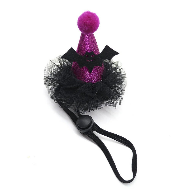 Pălărie pentru câini Pălărie de Halloween pentru animale de companie Accesorii pentru pălărie pentru pisici Accesorii pentru pălărie pentru animale de companie Pălărie de Halloween de Crăciun Accesorii reglabile pentru câini Halloween