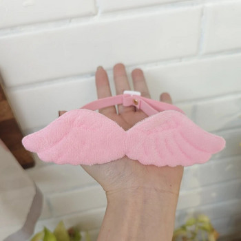 MPK Angel Wings Collar Cat Cute αξεσουάρ γάτας σε επιλογές λευκού & ροζ 3 Διαθέσιμα μεγέθη