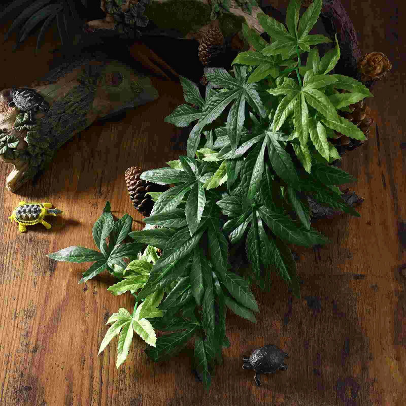 40cm Terrarium Decor Reptile Terrarium Τεχνητά κρεμαστά φυτά Faux Grass Decor Terrarium Plants Γυάλινη διακόσμηση