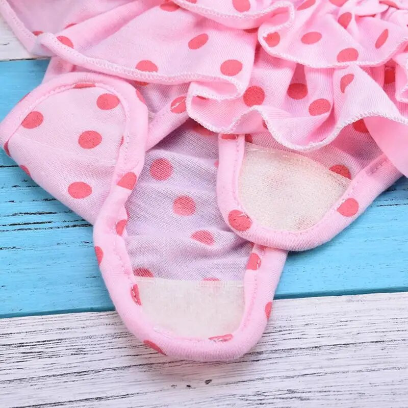 Kisállat Kutya Bugyi Szíj Egészségügyi Állítható Kutya Pontmintás Fehérnemű Pelenkák Fiziológiás nadrágok Kiskutya rövidnadrágok Drop Shipping 2017