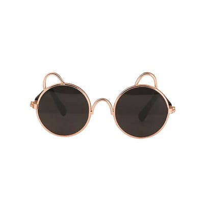 Smieklīgi vintage krāsaini kaķu kostīmi Saulesbrilles Saģērbt kaķēnu suņa acis, valkāt aizsargātas brilles maziem mājdzīvniekiem Fotogrāfijas Aksesuāri