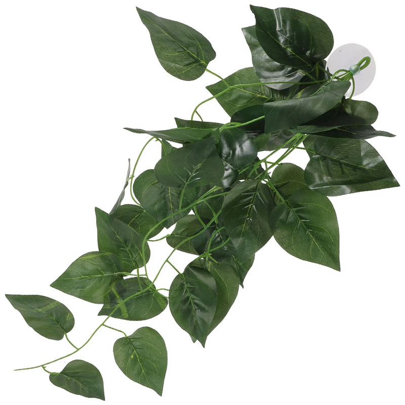 Roomajate simulatsioonitaim Võltsitud taimed roomajad akvaariumi valgusmajade kaunistused koduks kunstlikud kaunistused plastist koobas