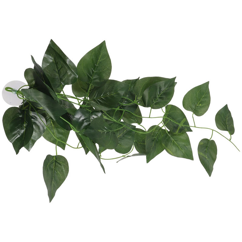 Roomajate simulatsioonitaim Võltsitud taimed roomajad akvaariumi valgusmajade kaunistused koduks kunstlikud kaunistused plastist koobas