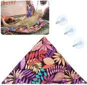 Reptile Hammocks Lizard Recliner με γάντζους Τριγωνικό κρεμαστό δίχτυ για Chameleon Gecko Bearded Dragons Lizards Anoles