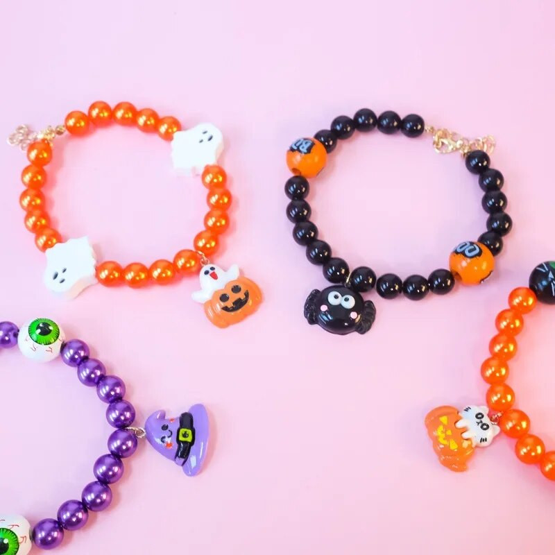 1 KOM. Slatka crtana mačja ogrlica Halloween Party dodaci za mačke Biserna smiješna bundeva/duh privjesak Pas Ogrlica za kućne ljubimce Zvona Podesiva