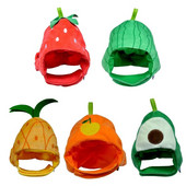Ziemas cepure Pet Photo Props Fruit Cap Funny Party Kostīmu Aksesuāri