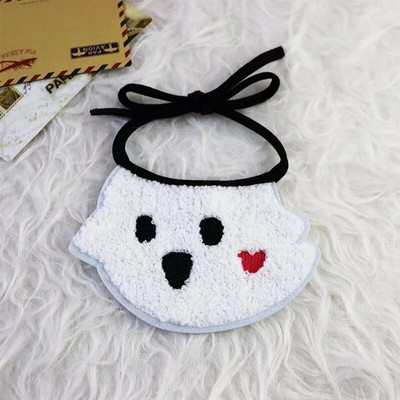 Pet Bib Halovīni multfilma Kaķis Suns Bib Party Smieklīgs siekalu dvielis Šalle Mājdzīvnieki Aksesuāri