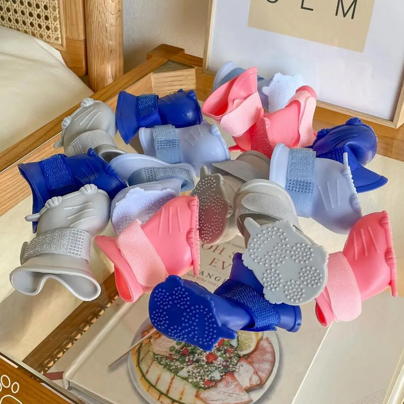 4kom čizme za kišu za pse bez deformacija Čizme za pse za profilaksu habanja Čizme za kišu za pse