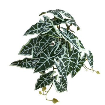 Растения за терариум Изкуствено растение за влечуги Земноводни за аквариум Декорации за местообитания на домашни любимци Тропически листа 10 стай