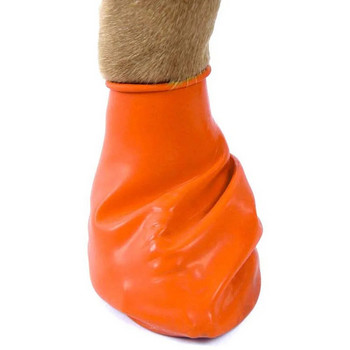 4 τμχ Puppy Rain Αδιάβροχο αντιολισθητικό καουτσούκ Rain Snow Παπούτσια Προστασία ποδιών για μεσαίους και μικρούς σκύλους Υποδήματα εξωτερικού χώρου