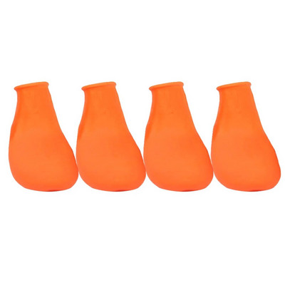 4 kom Puppy Rain Vodootporne neklizajuće gumene cipele za kišu i snijeg Zaštita šapa za srednje i male pse Vanjska obuća