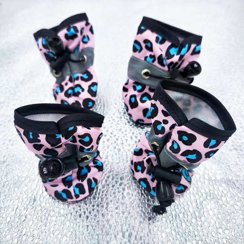 4 vnt./komplektas Neperšlampami šunų batai Neslystantys lietaus bateliai mažiems ir vidutiniams šunims šuniukų vasaros žygiai naminiams gyvūnėliams Čihuahua Priedai Vaikams