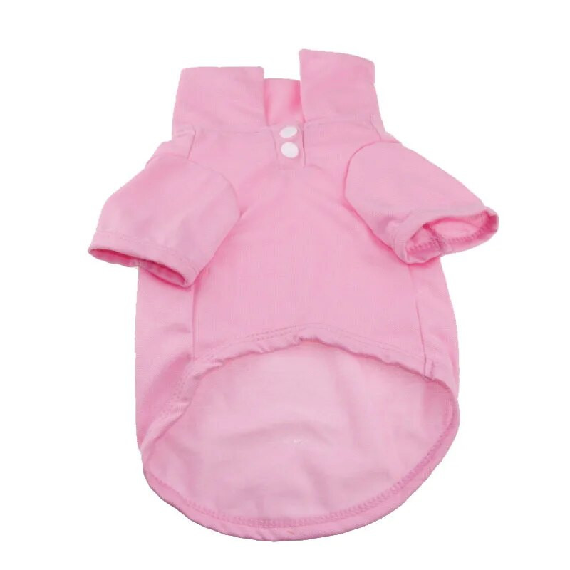 Boja slatkiša Slatki ljubimac Psić Polo ovratnik Pseća majica Mali pas Mačka Odjeća za kućne ljubimce Modni prsluk za kućne ljubimce Odjeća Kostim Teddy T-Shirt XS-XL