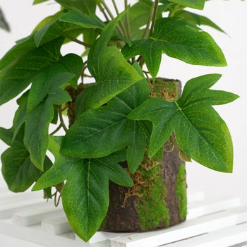 Φυτά ψεύτικα φύλλα Φυτό τεχνητού Terrarium για Ερημίτες Σαύρες Γκέκο Διακόσμηση ενδιαιτημάτων
