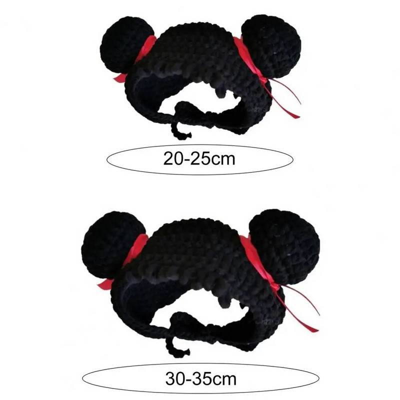 Χαριτωμένα αξεσουάρ με πλεκτό καπέλο γάτας Καλύμματα κεφαλής για κατοικίδια Άνετα αξεσουάρ Cosplay νήματα Πλεκτά καπέλο για σκύλους