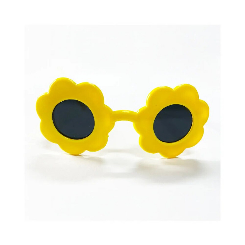 Aranyos kisállat napszemüvegek napraforgó kölyökkutya szemüvegek kellékek kellékek póz kis kutyák macska UV védelem kreatív szemüveg