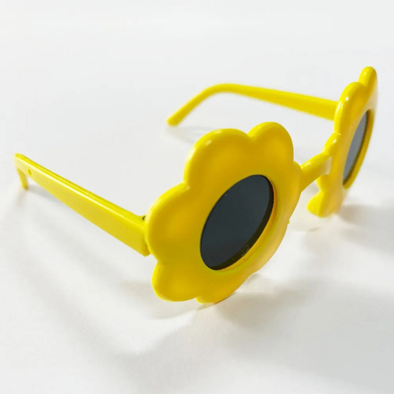 Aranyos kisállat napszemüvegek napraforgó kölyökkutya szemüvegek kellékek kellékek póz kis kutyák macska UV védelem kreatív szemüveg
