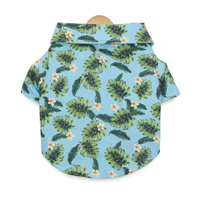 koera kassi rannas ananassi särk Hawaii lemmiklooma koera kassi kuldne retriiver kevad- ja suvehooaja riided