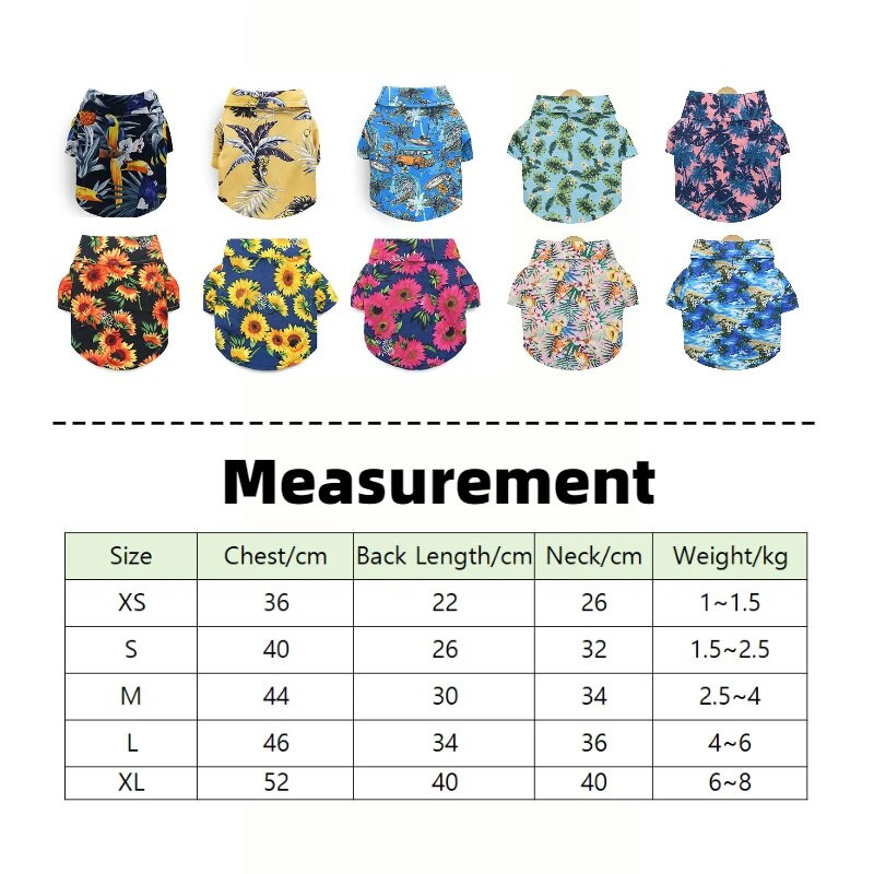 koera kassi rannas ananassi särk Hawaii lemmiklooma koera kassi kuldne retriiver kevad- ja suvehooaja riided