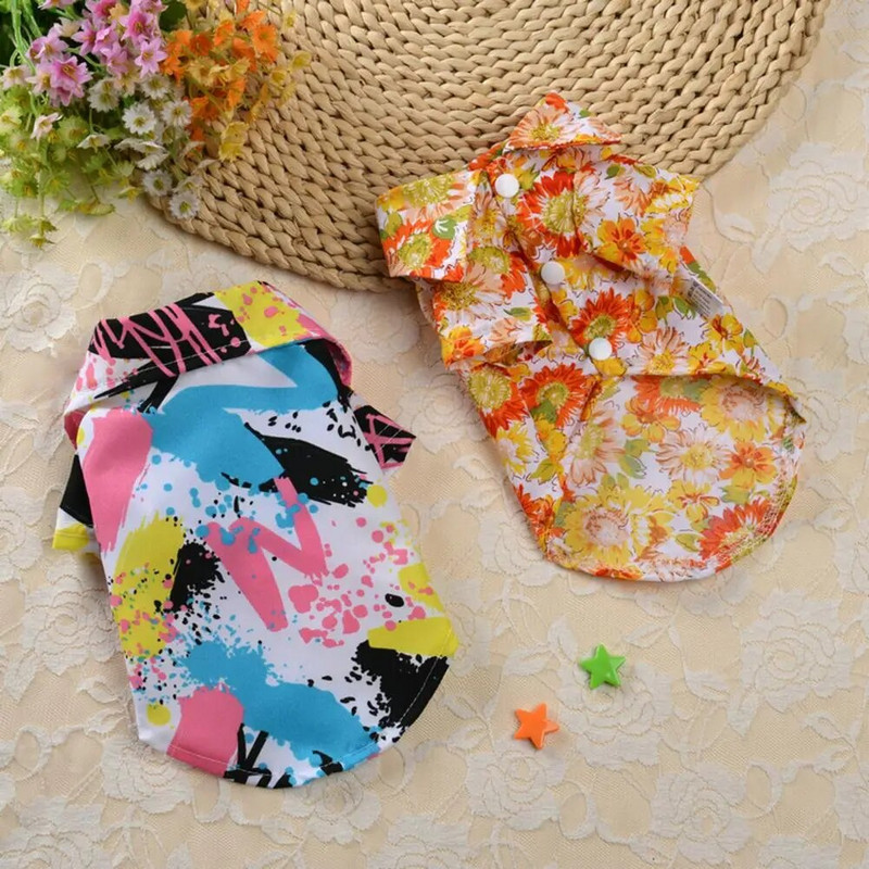 Majica za pse na plaži Havajska majica za kućne ljubimce Prozračna, elegantna oprema za kućne ljubimce Ljeto za van