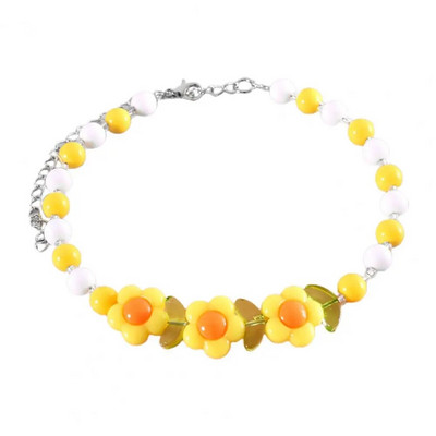 Ogrlica za kućne ljubimce Pribor za kućne ljubimce koji ne ostavlja trag Izvrsne moderne ogrlice za kućne ljubimce Ogrlica od šarenih perli za mačke, pse za stilizovane