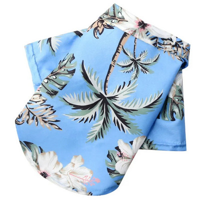Suvine koerasärk Hawaiian Beach Lemmikloomarõivad Kookosepuu lilledega trükitud kutsikate T-särk väikestele koertele Kassidele Vest Laagri särk mopsile