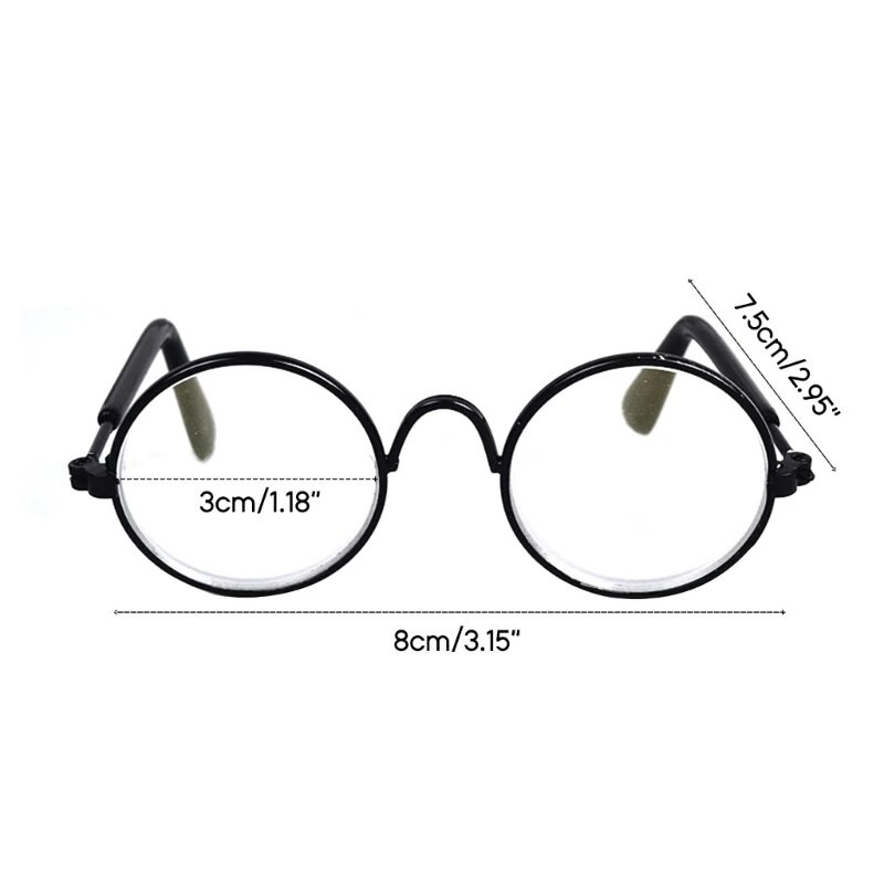 Κατοικίδια Γάτα Αστεία Στρογγυλή Σκελετός Μίνι Γυαλιά Φωτογραφίας Στήριγμα Μαύρη άκρη Χρυσή άκρη Γυαλιά ηλίου Party Puppy Kitten Αξεσουάρ