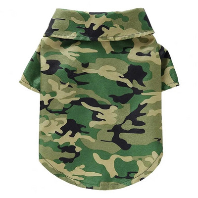 Vékony pamut kutya ing hajtóka nyakörv puha kutyablúz kényelmes gombos záródás cseresznye mintás kisállat kutya nyári pulóver mindennapi viselet