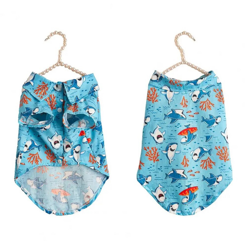 Jauks mājdzīvnieku apģērbs, kostīms suņa kostīms, mīksts, elpojošs mājdzīvnieku suņa krekla komplekts ar īsām piedurknēm