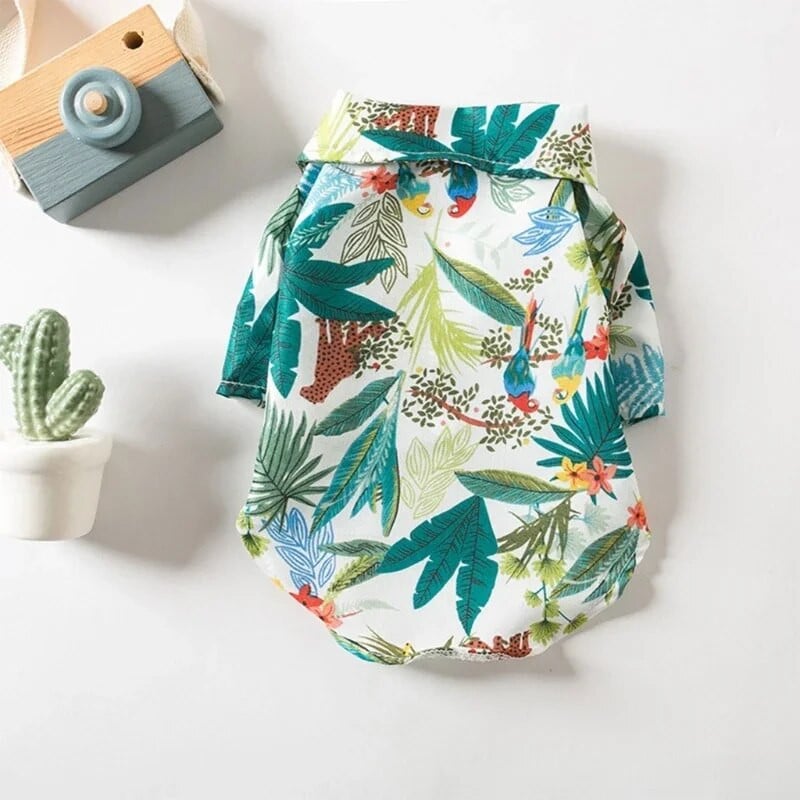 Cool odjeća za pse Majica za štence za plažu Havajska majica za pse Ljetne majice za pse