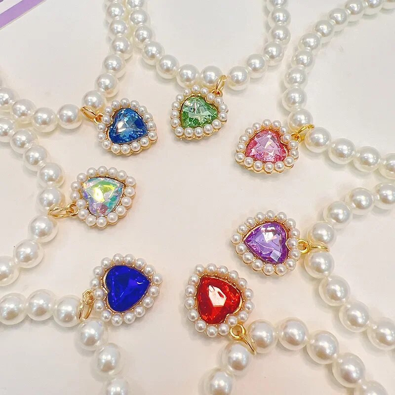 Prilagodljiva biserna ogrlica za kućne ljubimce Dodaci za mačke Gotas Životinje Modni kamenčići Sfinks Mačka Ogrlica Mačić Pas količar chat