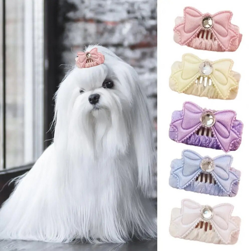 Κομψό μεσαίο σκυλί για γάτα Barrette για κατοικίδια φουρκέτα για κατοικίδια ελαφριά διακοσμητική