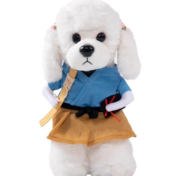 Αστεία ρούχα για σκύλους Σετ φούτερ Cosplay Μεγάλο κοστούμι Ρούχα για κατοικίδια Κοστούμια για πάρτι Ύφασμα προσώπου Κωμικές στολές Απόκριες φόρεμα