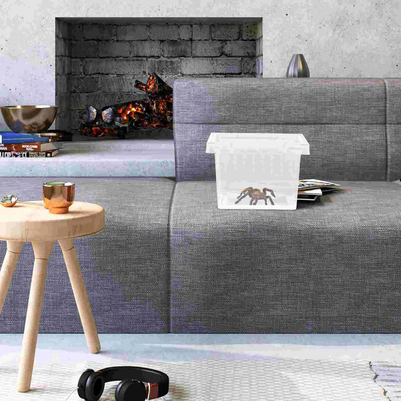 Mali pauk, farma guštera, insekata, prozračni terarij, prozirna kutija za uzgoj gmazova, plastična sastavljena ekološka kutija, oprema za kućne ljubimce