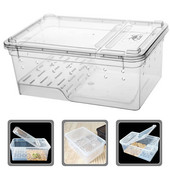 Amphibian Feeding Box Turtle Tank Aquarium Reptile Platform Raising Snail Terrarium Turtles Terrariums Creative Reptile Tank