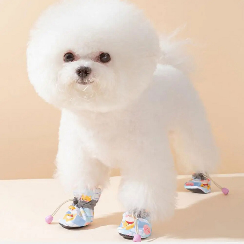 Pehme voodriga tuulekindla disainiga libisemisvastased lemmikloomajalatsid Tractionile Mugavad istuvad väikestele koertele Armsad õues kasutamiseks