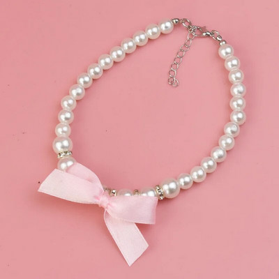 Koerte pärlitest kaelakee ehted väikestele koertele Kutsikas Bling Rhinestones Kassi Pulma Kaelarihm Chihuahua Yorkie Tüdrukute Riided Aksessuaarid