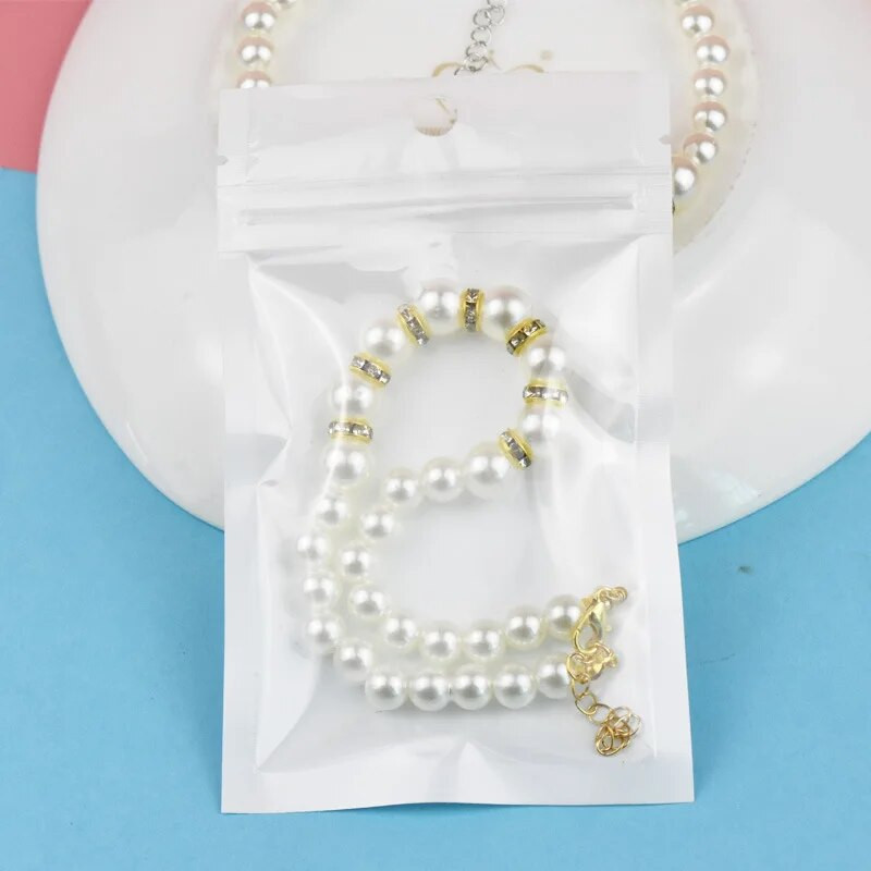 Pas Biseri Ogrlica Nakit za male pse Štene Bling Rhinestones Mačka Vjenčana ogrlica Chihuahua Yorkie Girl Odjevni dodaci