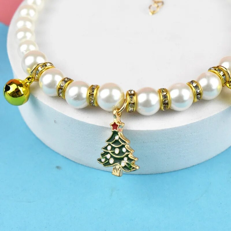 Pas Biseri Ogrlica Nakit za male pse Štene Bling Rhinestones Mačka Vjenčana ogrlica Chihuahua Yorkie Girl Odjevni dodaci