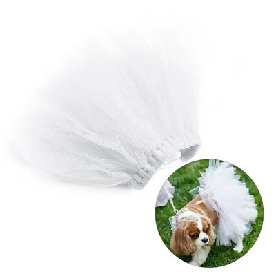 Suveprintsess lemmiklooma kassi pulmakleit Armas koera võrgust seelik Solid riided Pet Tutu seelik Lemmiklooma riided