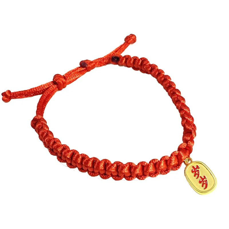 Slatka ogrlica s mačkom Crveno uže Pletena ogrlica Podesiva tradicionalna Lucky Bless oznaka tkane ogrlice za mačiće Kućni ljubimci Psi psi Ogrlica