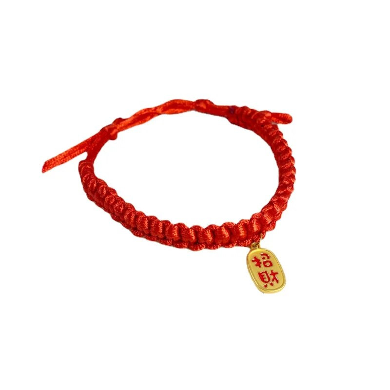 Slatka ogrlica s mačkom Crveno uže Pletena ogrlica Podesiva tradicionalna Lucky Bless oznaka tkane ogrlice za mačiće Kućni ljubimci Psi psi Ogrlica