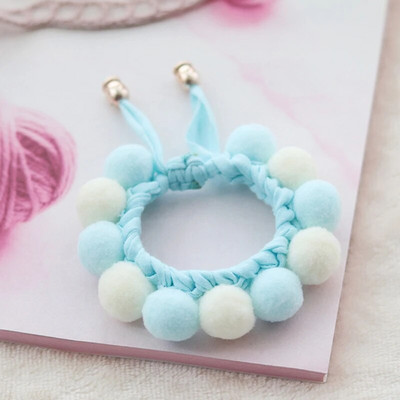 Λούτρινο σφαιρικό σφαιρίδιο Χαριτωμένο κολάρο γάτας υφαντό μωβ γλυκό κολιέ για κατοικίδια μαντίλι γατούλα Αξεσουάρ για κουτάβι Λουράκι για λαιμό για κουτάβι Yorkie Chihuahua