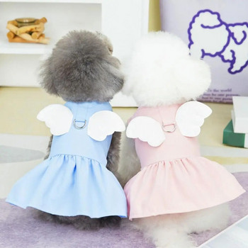 Καλοκαιρινό φόρεμα για σκύλους Εντυπωσιακό αναπνεύσιμο διακοσμητικό καλοκαιρινό φόρεμα για κατοικίδια Puppy Dog Angel Φόρεμα για κατοικίδια Προμήθειες για κατοικίδια