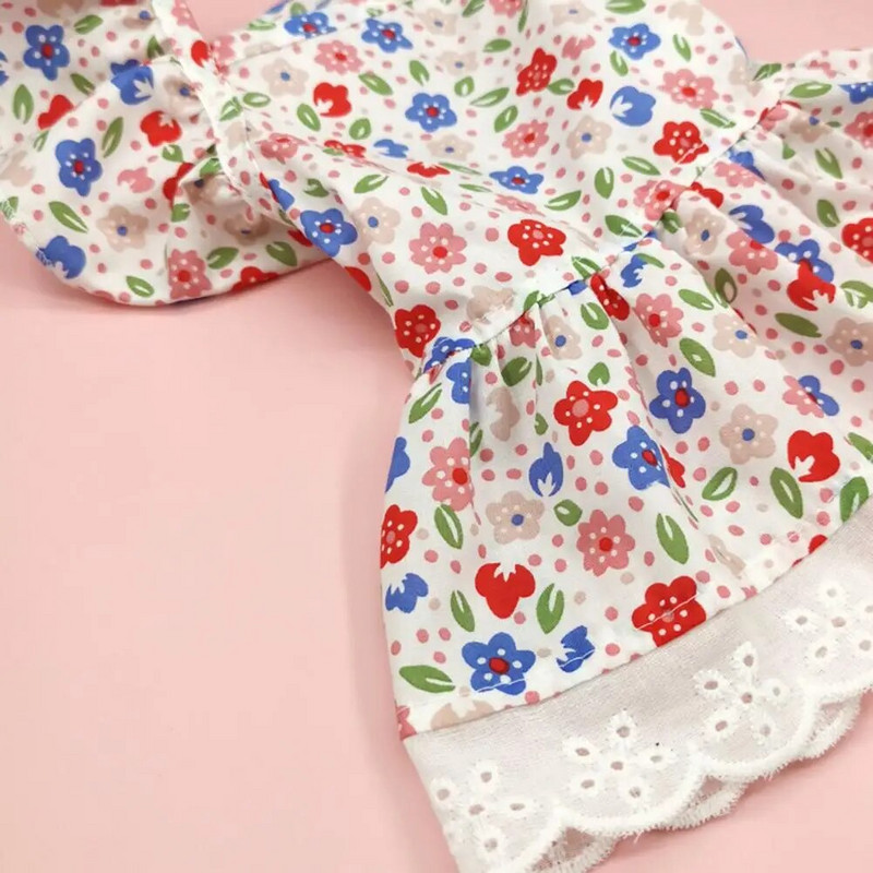 Mājdzīvnieku kleita elpojošs, krāsains, bez plūkšanas, mazgājams, sviedrus uzsūcošs tērps, peldošs piedurknes mežģīnes ziedu suņu apģērbs mājdzīvnieku izstrādājums