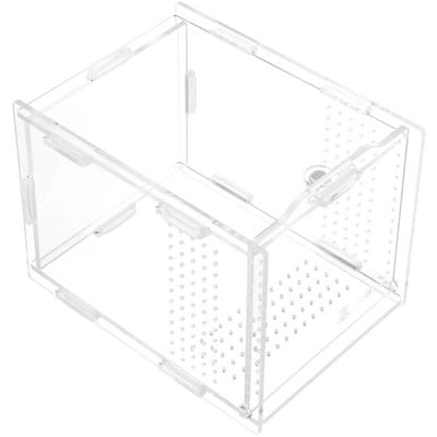 Pet Animal Jumping Spider Enclosure Accessories Acrylic Clear Boxes for Spiders