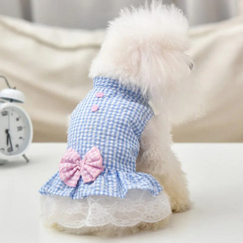 Καλοκαιρινό φόρεμα πριγκίπισσας για κατοικίδια για σκύλους Μικρά κουτάβια Ζώο γάτα Tutu Φούστα γάμου Ρούχα για Chihuahua Yorks