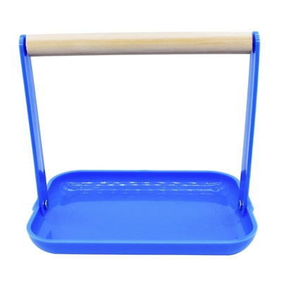 Βάση εκπαίδευσης πουλιών Φορητό επιτραπέζιο παπαγάλο πέρκα από φυσικό ξύλο για μικρό μεσαίο παπαγάλο καναρίνι αφρικανικό