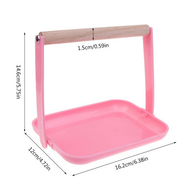 Βάση εκπαίδευσης πουλιών Φορητό επιτραπέζιο παπαγάλο πέρκα από φυσικό ξύλο για μικρό μεσαίο παπαγάλο καναρίνι αφρικανικό